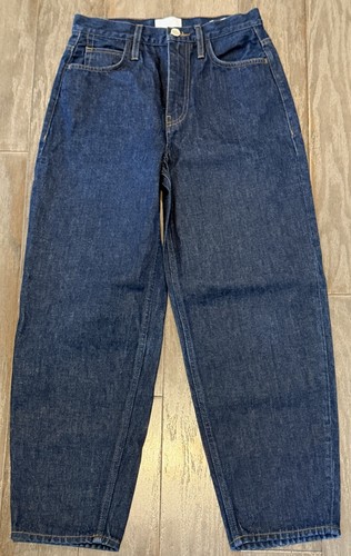 Frame barrel dark wash - dark, denim