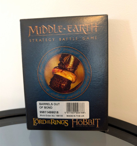 Oop lotr plastic barrels out - oop,