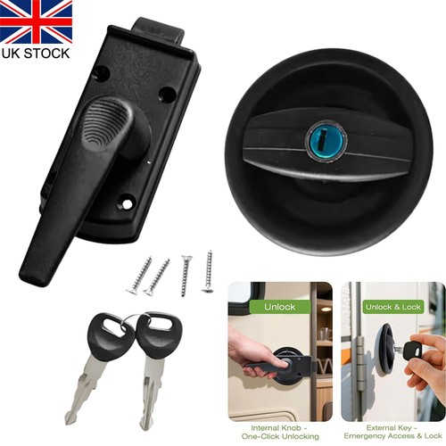 Caravan motorhome round door - round,